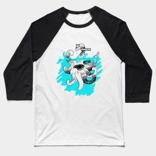 This is Fine! Kraken Baseball T-Shirt